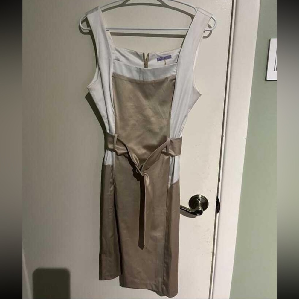 Eve Beige and White dress